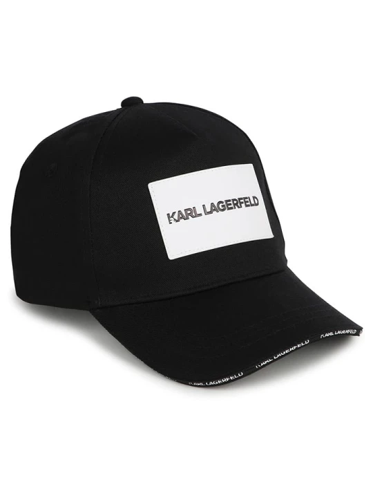 Zdjęcie produktu Karl Lagerfeld Kids Czapka w kolorze czarno-białym rozmiar: 58 cm
