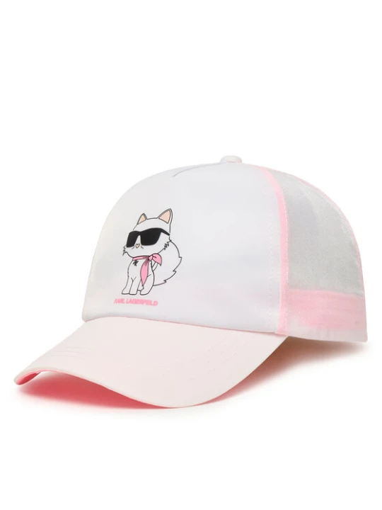 Zdjęcie produktu Karl Lagerfeld Kids Czapka z daszkiem Z31235 M Biały