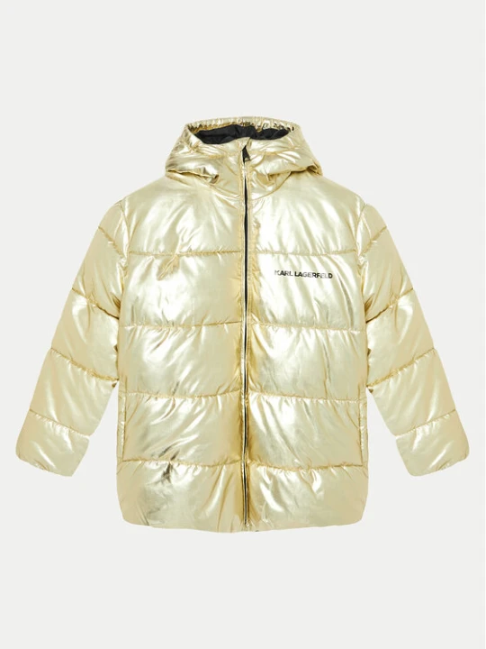Zdjęcie produktu Karl Lagerfeld Kids Kurtka zimowa Z30234 D Złoty Regular Fit