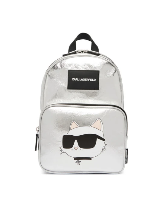 Zdjęcie produktu Karl Lagerfeld Kids Plecak This Is St Tropez D3 Z31215 Srebrny