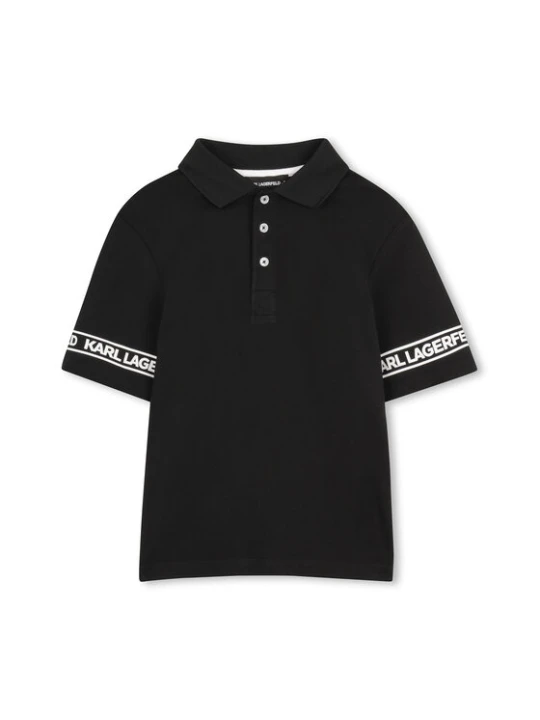 Zdjęcie produktu Karl Lagerfeld Kids Polo Z31099 S Czarny Regular Fit