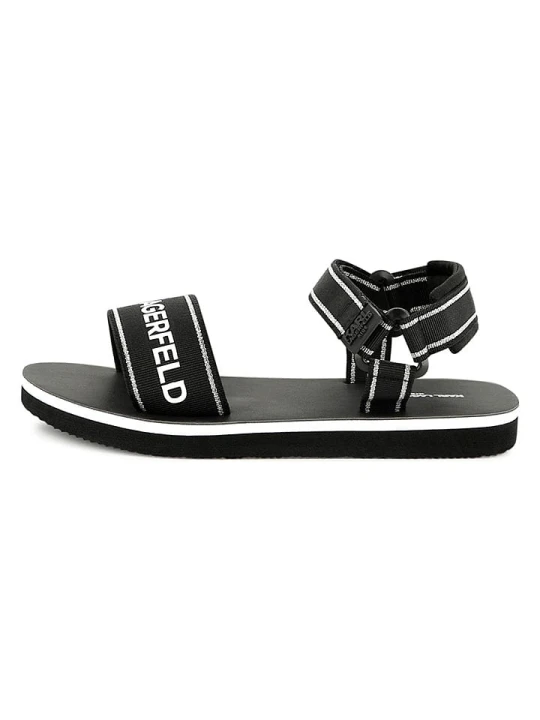 Zdjęcie produktu Karl Lagerfeld Kids Sandały w kolorze czarno-białym rozmiar: 36