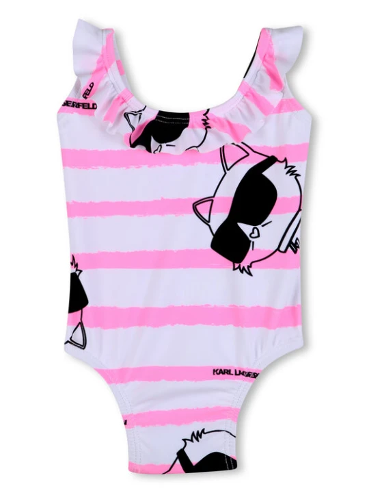 Zdjęcie produktu Karl Lagerfeld Kids Strój kąpielowy Z31066 M Różowy