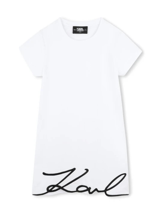 Zdjęcie produktu Karl Lagerfeld Kids Sukienka codzienna Z30454 D Biały Regular Fit