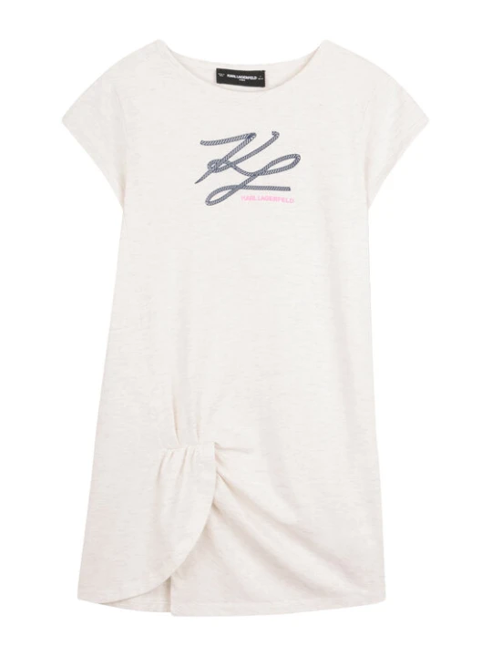 Zdjęcie produktu Karl Lagerfeld Kids Sukienka codzienna Z31150 D Biały Regular Fit