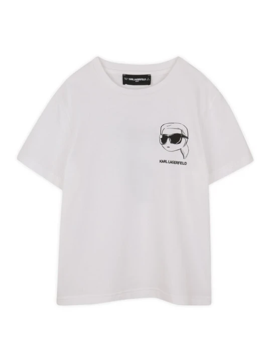 Zdjęcie produktu Karl Lagerfeld Kids T-Shirt Z31103 S Biały Regular Fit