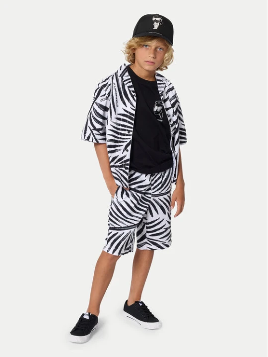 Zdjęcie produktu Karl Lagerfeld Kids T-Shirt Z31103 S Czarny Regular Fit