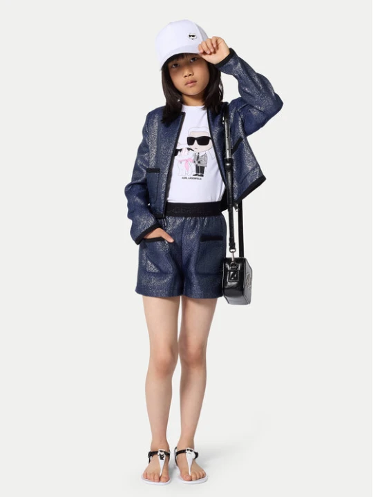 Zdjęcie produktu Karl Lagerfeld Kids T-Shirt Z31157 D Biały Regular Fit
