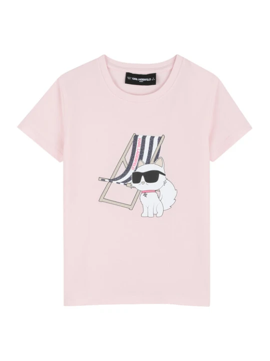 Zdjęcie produktu Karl Lagerfeld Kids T-Shirt Z31157 D Różowy Regular Fit