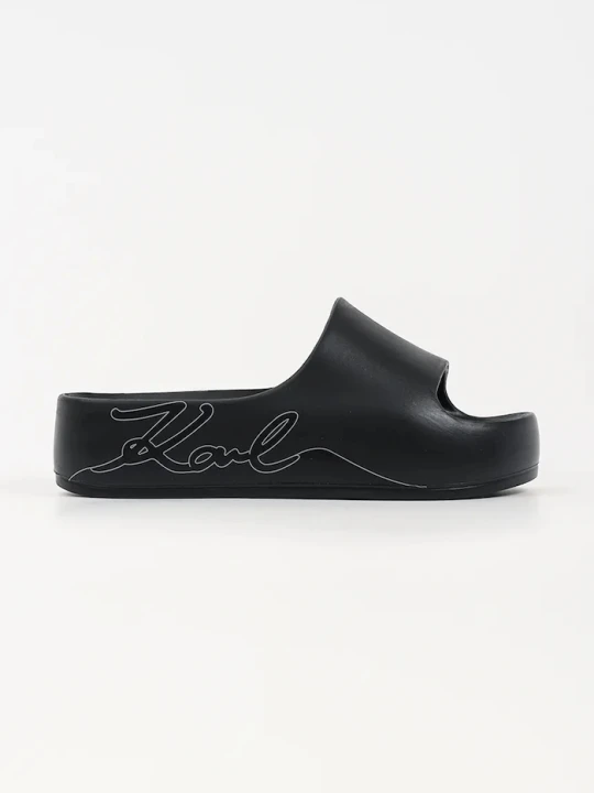 Zdjęcie produktu Karl Lagerfeld klapki na platformie damskie Kobo Ii czarny