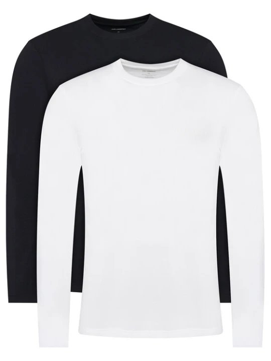 Zdjęcie produktu KARL LAGERFELD Komplet t-shirtów A4M47003 Czarny Regular Fit