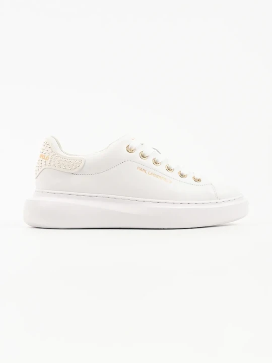 Zdjęcie produktu Karl Lagerfeld Kore sneakersy damskie skórzane biały