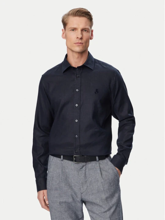 Zdjęcie produktu KARL LAGERFELD Koszula 605084 562791 Granatowy Regular Fit
