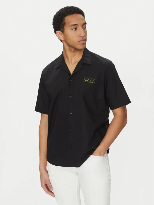 Zdjęcie produktu KARL LAGERFELD Koszula 605443 552600 Czarny Relaxed Fit