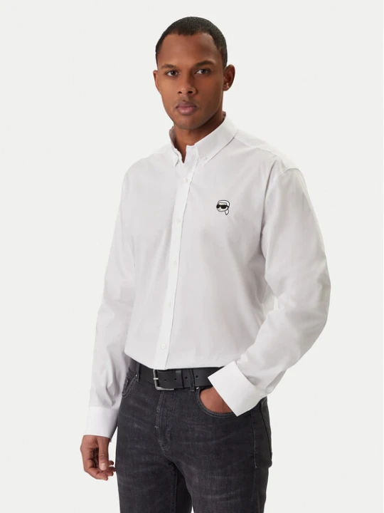 Zdjęcie produktu KARL LAGERFELD Koszula 605912 561600 Biały Regular Fit
