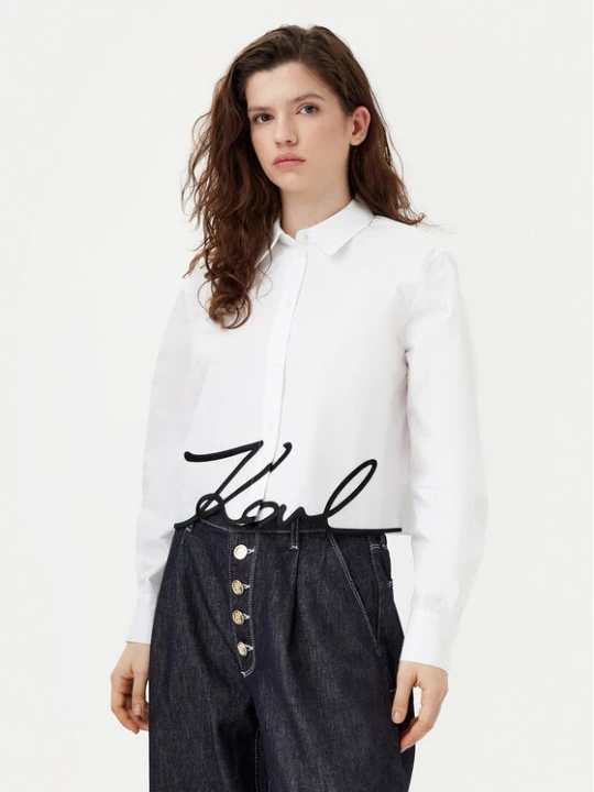 Zdjęcie produktu KARL LAGERFELD Koszula A1W11002 Biały Regular Fit