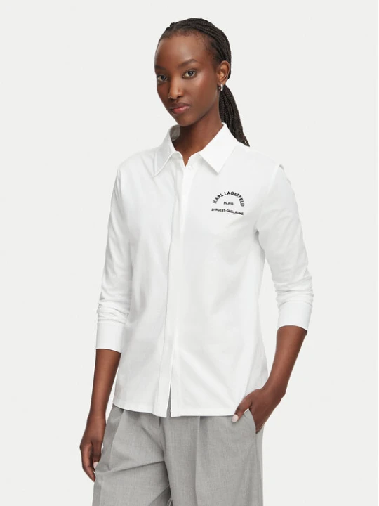 Zdjęcie produktu KARL LAGERFELD Koszula B3W11025 Biały Regular Fit