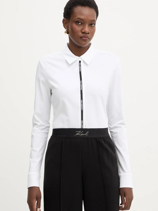 Zdjęcie produktu Karl Lagerfeld koszula bawełniana biały