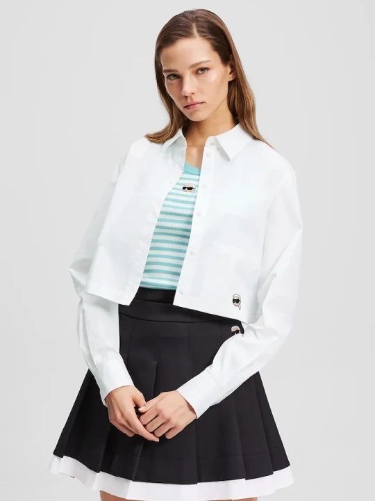 Zdjęcie produktu Karl Lagerfeld koszula bawełniana IKON biały