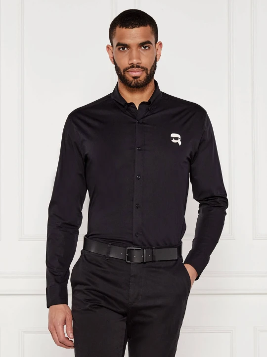 Zdjęcie produktu Karl Lagerfeld Koszula | Casual fit czarny