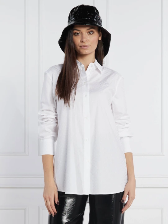 Zdjęcie produktu Karl Lagerfeld Koszula Jacquard Monogram | Regular Fit biały