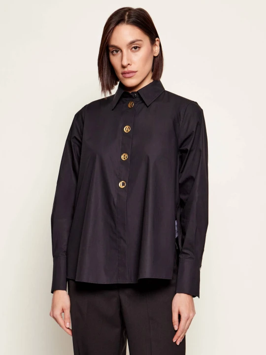 Zdjęcie produktu Karl Lagerfeld Koszula Karl Letters | Loose fit czarny