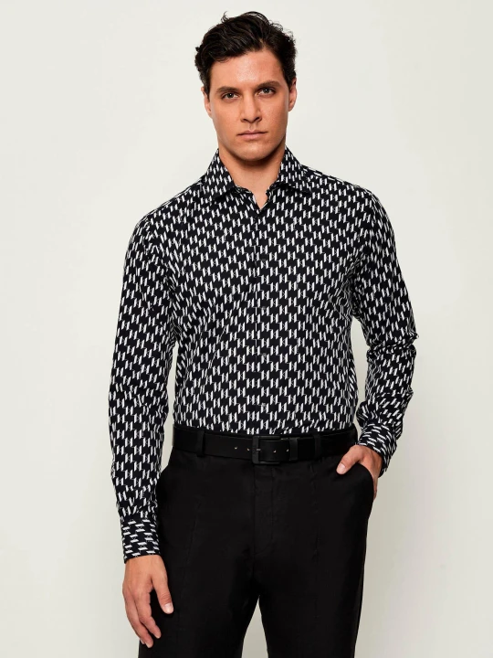 Zdjęcie produktu Karl Lagerfeld Koszula | Modern fit czarny