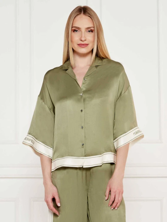 Zdjęcie produktu Karl Lagerfeld Koszula | Relaxed fit zielony