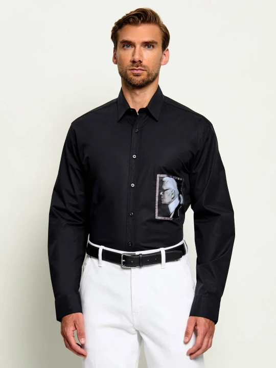 Zdjęcie produktu Karl Lagerfeld Koszula | Relaxed fit czarny