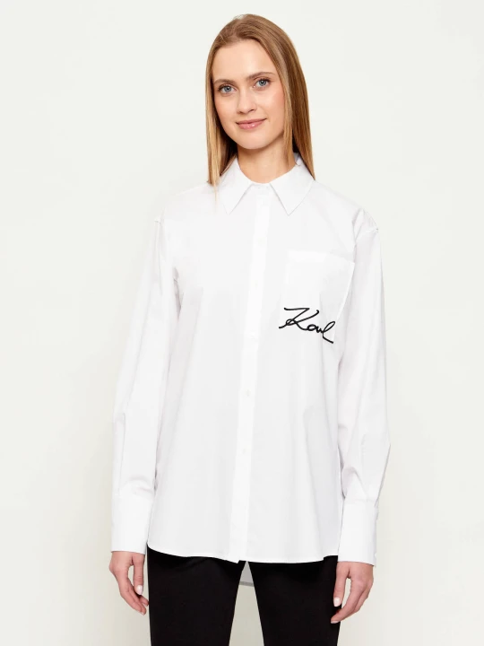 Zdjęcie produktu Karl Lagerfeld Koszula signature | Relaxed fit biały