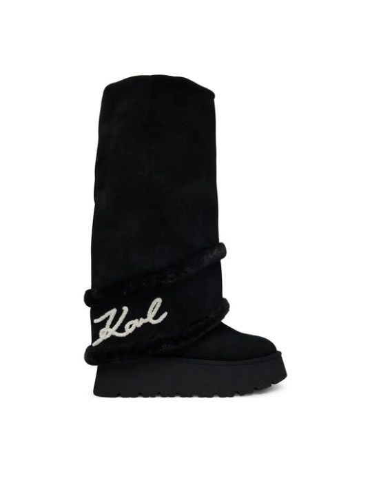 Zdjęcie produktu KARL LAGERFELD Kozaki Skylar KL48672 Czarny