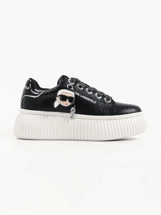 Zdjęcie produktu Karl Lagerfeld Kreeper Nft sneakersy damskie skórzane czarny