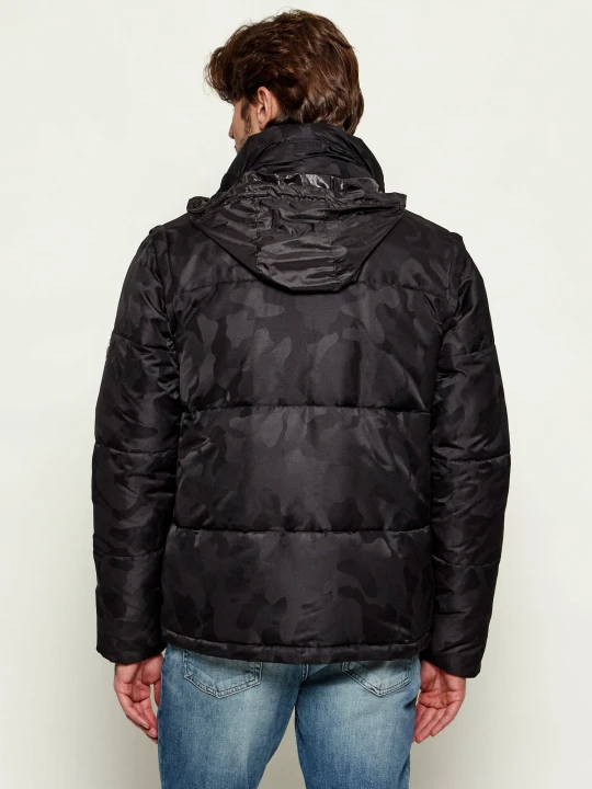 Zdjęcie produktu Karl Lagerfeld Kurtka 2w1 | Regular Fit czarny