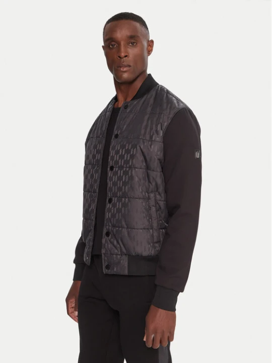 Zdjęcie produktu KARL LAGERFELD Kurtka bomber 505064554504 Czarny Regular Fit