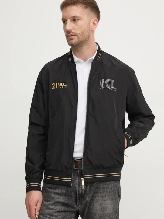 Zdjęcie produktu Karl Lagerfeld kurtka bomber czarny