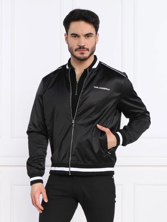 Zdjęcie produktu Karl Lagerfeld Kurtka bomber BOMBER | Regular Fit czarny