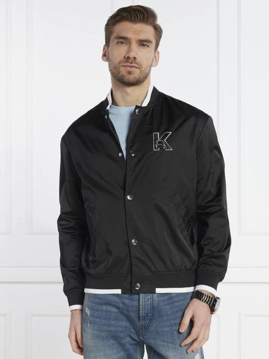 Zdjęcie produktu Karl Lagerfeld Kurtka bomber | Regular Fit czarny