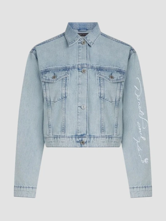 Zdjęcie produktu KARL LAGERFELD Kurtka jeansowa damska KLxDisney, Rozmiar M Niebieski