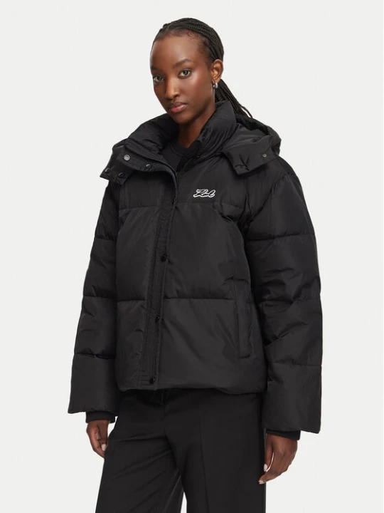 Zdjęcie produktu KARL LAGERFELD Kurtka puchowa Essential B3W15002 Czarny Regular Fit