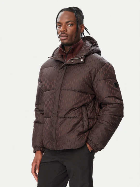 Zdjęcie produktu KARL LAGERFELD Kurtka zimowa 505007 564504 Brązowy ciemny Regular Fit