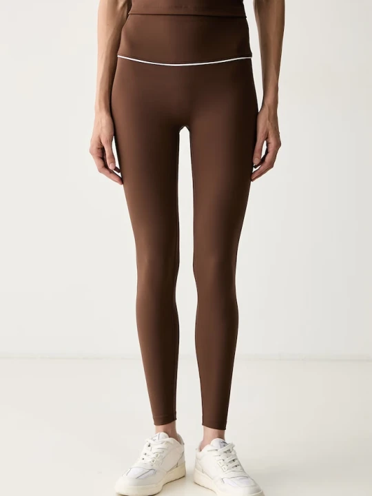 Zdjęcie produktu Karl Lagerfeld legginsy damskie brązowy