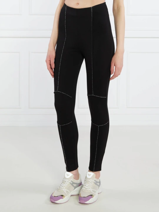Zdjęcie produktu Karl Lagerfeld Legginsy punto | Slim Fit czarny