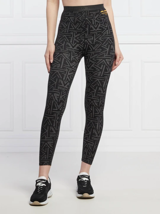 Zdjęcie produktu Karl Lagerfeld Legginsy | Slim Fit czarny
