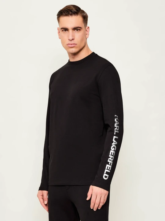 Zdjęcie produktu Karl Lagerfeld Longsleeve | Regular Fit czarny