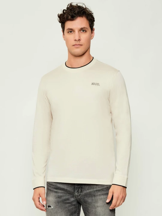 Zdjęcie produktu Karl Lagerfeld Longsleeve | Regular Fit beżowy