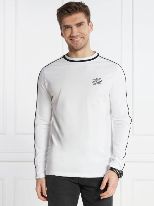 Zdjęcie produktu Karl Lagerfeld Longsleeve | Regular Fit biały