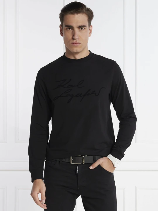 Zdjęcie produktu Karl Lagerfeld Longsleeve | Regular Fit czarny