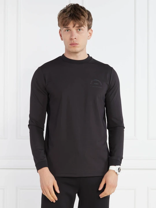 Zdjęcie produktu Karl Lagerfeld Longsleeve | Regular Fit czarny