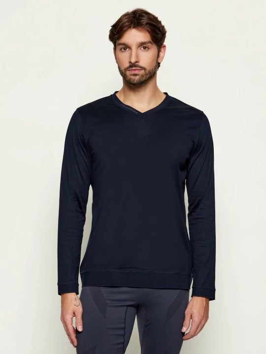 Zdjęcie produktu Karl Lagerfeld Longsleeve | Regular Fit granatowy