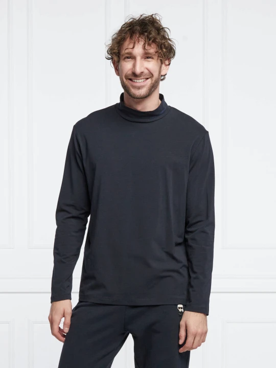Zdjęcie produktu Karl Lagerfeld Longsleeve | Regular Fit granatowy